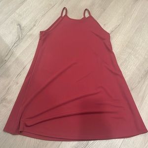 Maroon mini dress